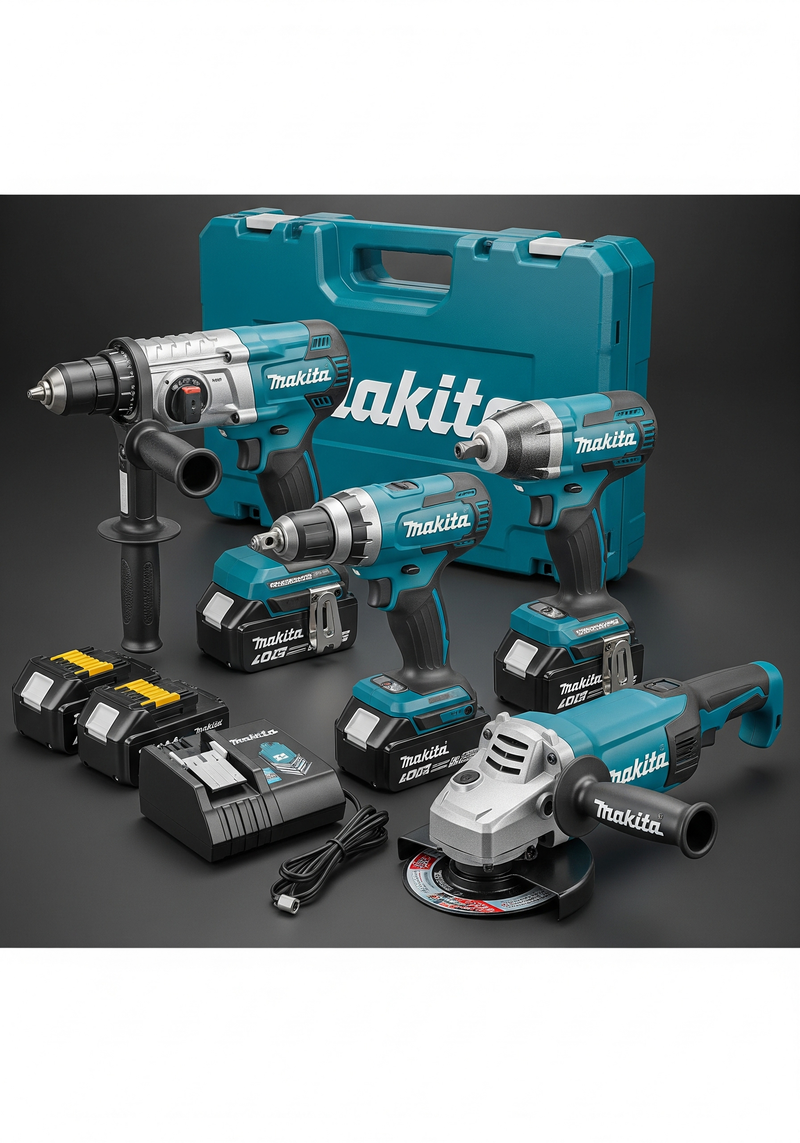 KIT X 4 HERRAMIENTAS PROFESIONALES MAKITA: 50% DCTO. + PAGO CONTRA ENTREGA.