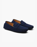 Suede Driver Loafers